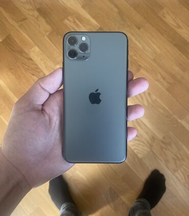 iphone 11 dual sim qiymeti: IPhone 11 Pro Max, 64 GB, Matte Space Gray, Face ID