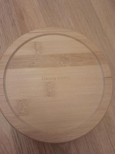 bambu: Saxlama qabı şüşədən,qapağı bambu. Çox ideal vəziyətdə. Danny home — 4