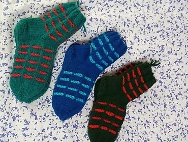 Носки и белье: Вязаные носки ручной вязки: женские, мужские, подростковые, детские — 5