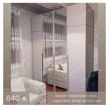 Dolablar: Yeni, 4 qapılı Düz dolab, Qarderob, paltar dolabı lalafo.az -da Dolablar: Yeni, 4 qapılı Düz dolab, Qarderob, paltar dolabı