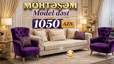 Мебель на заказ: - Yeni model divan – 299 AZN - Ölçü: 230 sm (çöldən-çölə) - Açılan — 2