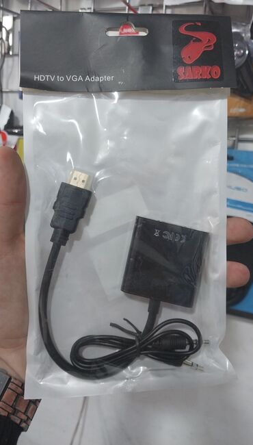 Noutbuklar üçün adapterlər: Vga convert HDMi Yenidir Satış mağazadadır Metro daxilinə çatdırılma