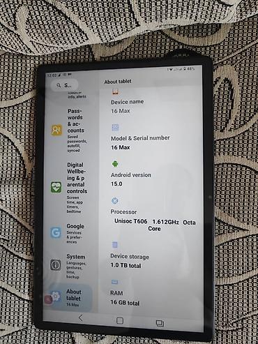umio tablet: Umiio 16 Max planşet - Ekran: geniş formatlı toxunma ekran (kənar — 1