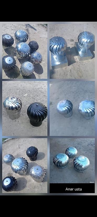 metal su cəni: Məhsul: Dam üçün fırlanan turbina havalandırıcı (turbo deflektor) — 3