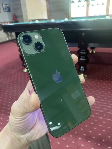 bjeushnyj ajfon 4: IPhone 13, Новый, 128 ГБ, Зеленый, Наушники, Зарядное устройство, Защитное стекло, 84 %