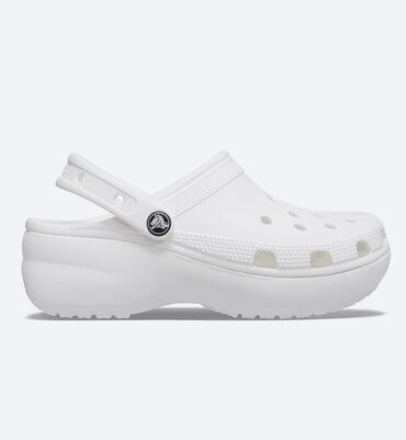 прозрачные туфли: Сабо, 36, Crocs, Новый, цвет - Белый, Самовывоз