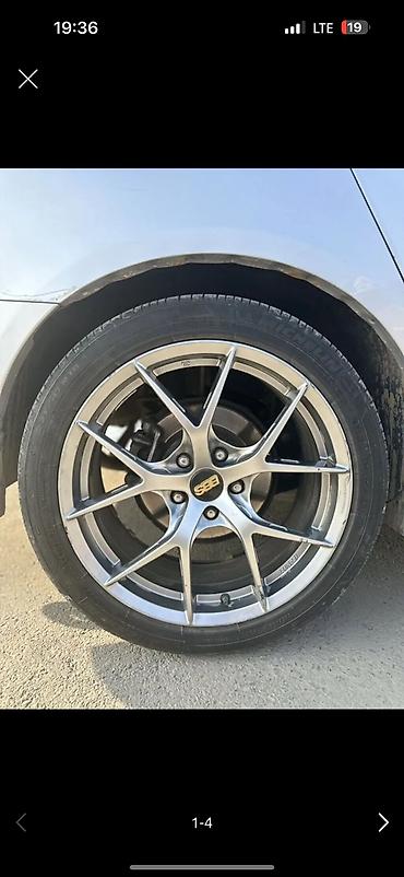 215 65 16 с: Литые диски BBS с шинами R18 - Диаметр: 18" - Конфигурация диска — 9