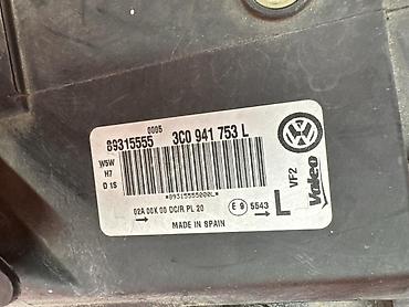 passat b4: Передняя левая фара Volkswagen 2010 г., Б/у, Оригинал, Германия — 5