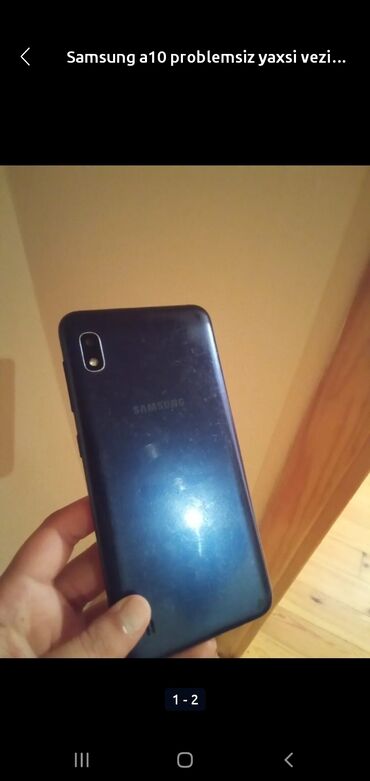 Samsung: Samsung Galaxy A03, 32 GB, rəng - Mavi, Barmaq izi, İki sim kartlı