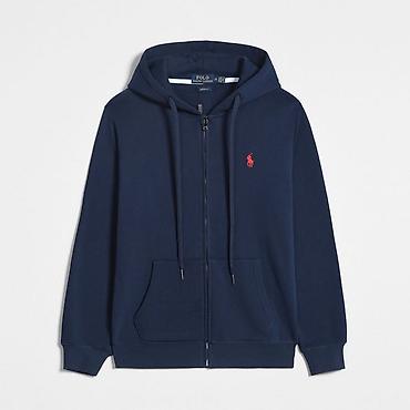 Толстовки: Толстовка на молнии с капюшоном Polo Ralph Lauren - Цвет: темно‑синий — 1
