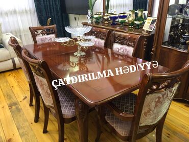 Продукты питания: *259₼ MASA desti :-TƏCİLİ SATILIR‼️* Açılır 6oturacağı var Yalnız