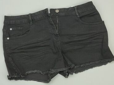 czarne bluzki damskie z krótkim rękawem: Shorts, 2XL (EU 44), condition - Perfect