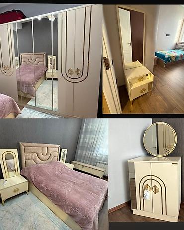 Ev üçün mebel: Yataq dəsti satılır 550₼. Matrası var.Ünvan Nərimanov. 8132. Fatimə99 — 1