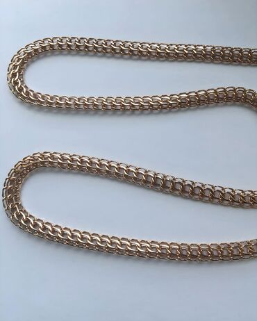 Цепочки: Плетение "Шопард" Золото 585 проба Ручная работа Вес цепи 32 гр — 9