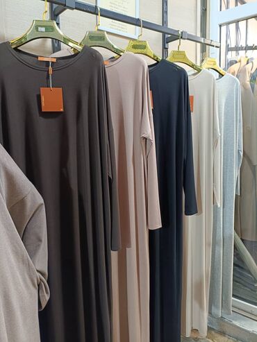 Халаты: Женские абаи — коллекция базовых и нарядных моделей - Свободный — 18