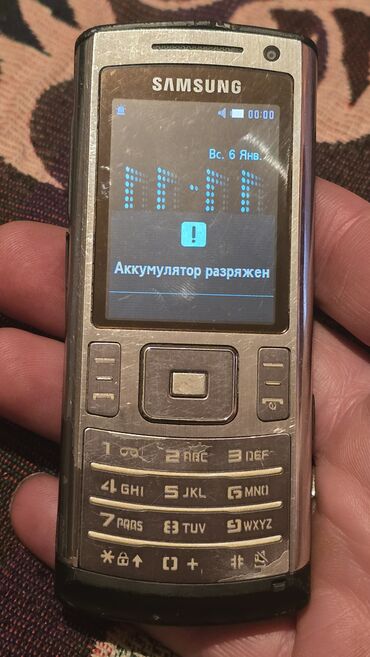 наушники prologix: Samsung U800 Soul, Б/у, < 2 ГБ, цвет - Серый, 1 SIM