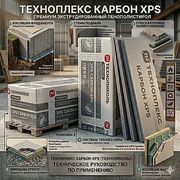 ТЕХНОПЛЕКС CARBON | Пеноплекс Экструдированный утеплитель XPS 🏗️🔥 ✔️ at lalafo.kg ТЕХНОПЛЕКС CARBON | Пеноплекс Экструдированный утеплитель XPS 🏗️🔥 ✔️