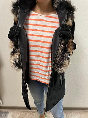 Шубы: Шуба, Короткая модель, Италия, 2XL, 3XL — 14