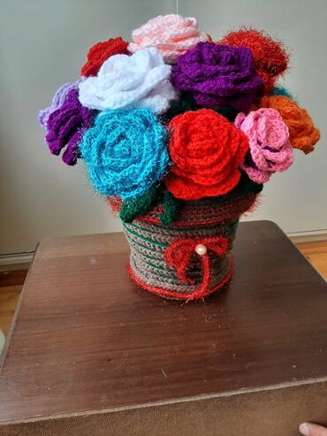 Süni güllər: Elde toxuyuram.Sapla toxuyuram her zovqe uygunda zakazla -da lalafo.az — 4 Süni güllər: Elde toxuyuram.Sapla toxuyuram her zovqe uygunda zakazla — 4