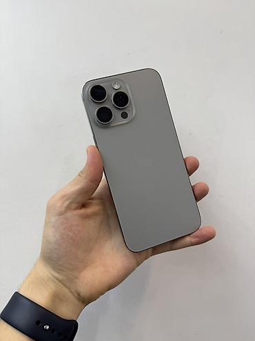 iphone 15 pro max 256гб: IPhone 15 Pro Max, Б/у, 256 ГБ, Natural Titanium, 85 % — 1