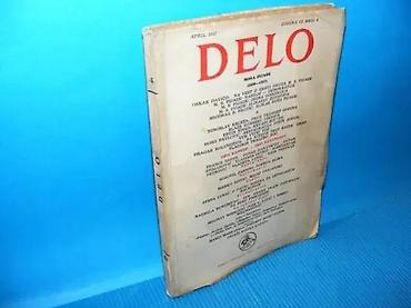 second hand: ČASOPIS DELO april 1957 godina III, broj 4, broširani povez, Stanje — 1