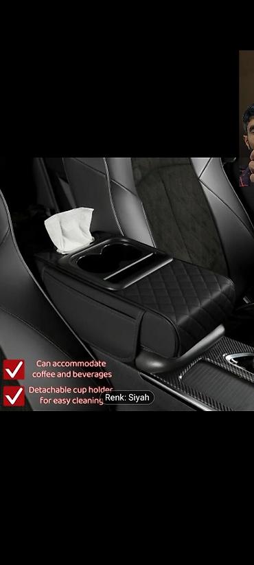 orta qol: Avtomobil üçün mərkəzi qol dayaq təşkilatçısı – qara rəng 25e alinib — 1