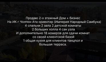 сдаю коттедж чолпон ата: Дом, 250 м², 8 комнат, Собственник, Старый ремонт