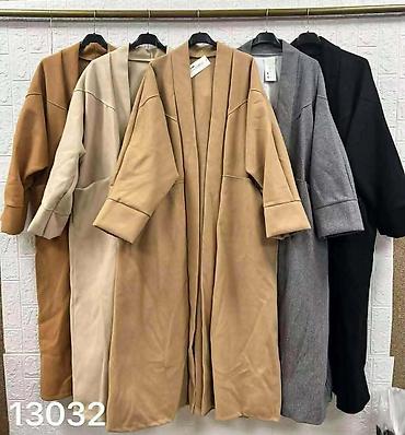 pelerina kaput: Dugi ženski kaput – kimono kroj - Model: ravna, oversize silueta sa — 2