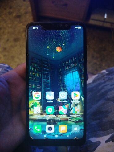 телефоны кнопочный: Redmi, Redmi 6 Pro, Б/у, 64 ГБ, цвет - Черный, В рассрочку, 2 SIM