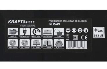 Ručne testere: Stoni Cirkular za Keramiku 1800W �Model : KD549�Kraft&Dele rezač — 9