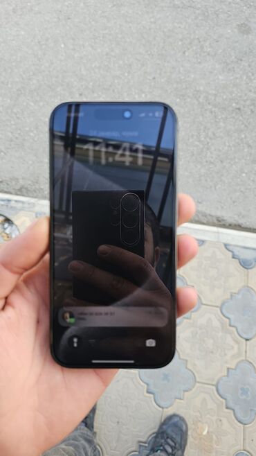 Kompüter, noutbuk və planşetlər: IPhone 15 Pro, 128 GB, Qara, Face ID