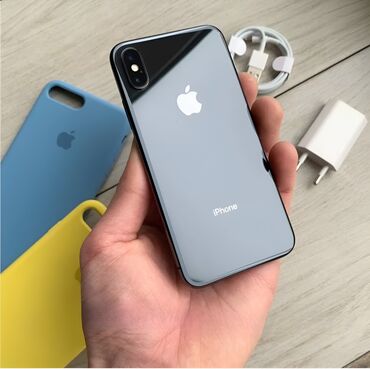 xs бу osh цена: IPhone Xs, Б/у, 256 ГБ, Черный, Защитное стекло, 86 %