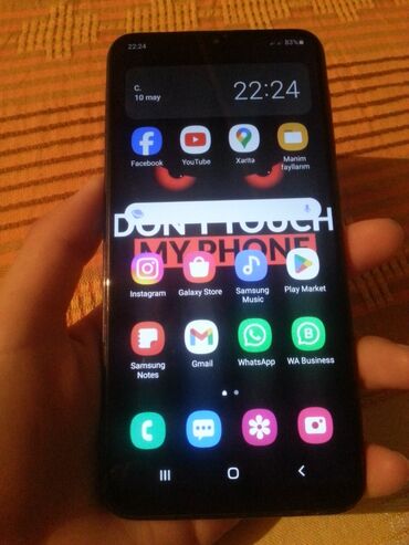 irşad telecom samsung a70: Samsung Galaxy A10, 32 GB, rəng - Göy, İki sim kartlı