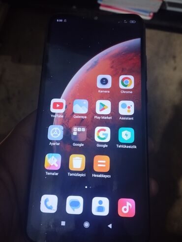 siniq telefon aliram: Xiaomi Redmi 9, 32 GB, rəng - Qara, 
 Sensor, İki sim kartlı