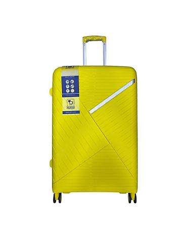 Чемоданы: №: 2719 Məhsulun adı: Çamadan polipropilen L, sarı, 75x50x30 sm, 115 l — 1