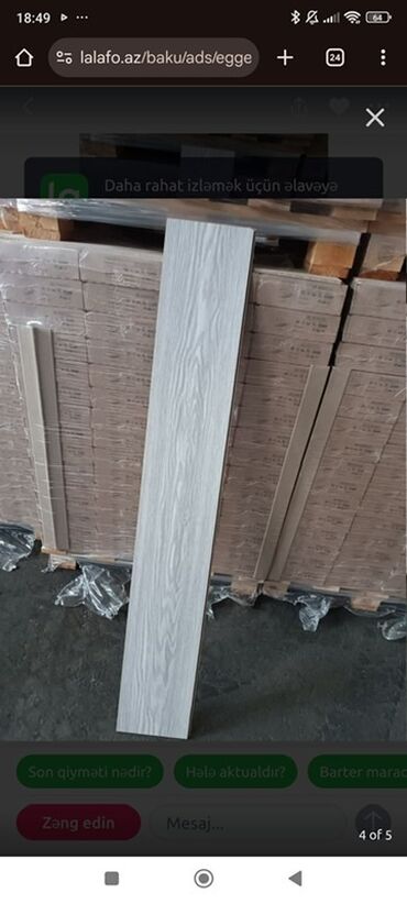 Laminat: Laminat qalinligi 8 sm 10 sm 12 sm her pilintusda var laminatin