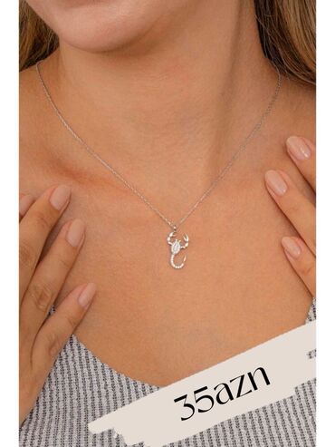 Boyunbağılar: Zərif dizaynlı qadın boyunbağıları - Qardan çiçəyi formalı asma — 6