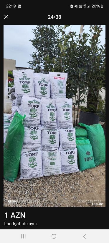 Landşaft işləri: Məhsul/xidmət: Landşaft dizaynı və hazır qazon (rulet qazon) işləri — 16