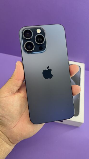 я ищу бу телефон: IPhone 15 Pro Max, Б/у, 256 ГБ, Коробка, 86 %