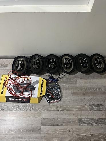 Колонки и сабвуферы: 6pioneer kalonka 3 dene 600 luk 3 dene 500 xrom. Soundmax usilitel — 1