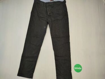Spodnie: Spodnie, S (EU 36), wzór - Jednolity kolor, kolor - Czarny