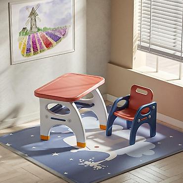 simpo cipelarnik: Dečiji sto i stolica Feelkids (teget/crvena) – šifra proizvoda: 2 — 1