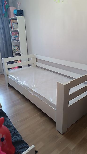 Для девочки и мальчика, Новый, Кровать, Без подъемного механизма, С матрасом, Без выдвижных ящиков at lalafo.az — 2 Для девочки и мальчика, Новый, Кровать, Без подъемного механизма, С матрасом, Без выдвижных ящиков — 2
