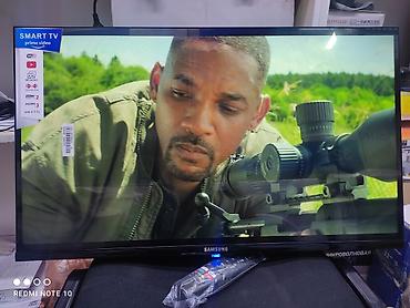 Телевизоры: Телевизор SAMSUNG с интернетом YouTube 32 дюймовый Android 8 Гб — 16