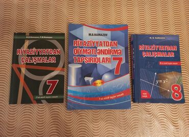 Kitablar, jurnallar, CD, DVD: Namazov Testlər, içləri təmizdir. Hərəsi 2 manat. Təzələrinin qiyməti