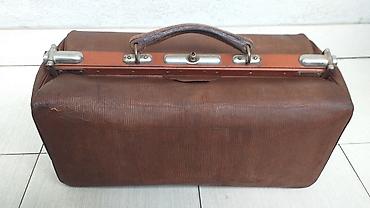 Ostali predmeti za umetnost i kolekcionarstvo: Obijačke tašne model "Alo Bing kako brat" Kožna tašna starinski model — 11