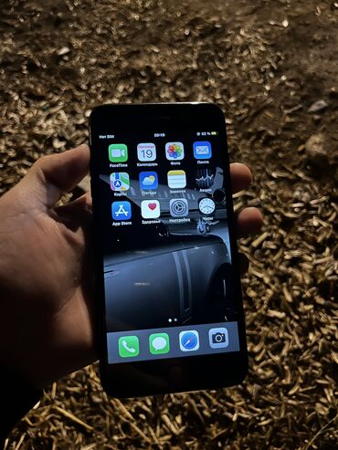 айфон 6 буу: IPhone 7 Plus, Колдонулган, 32 ГБ, Black Titanium, Коргоочу айнек, 100 %