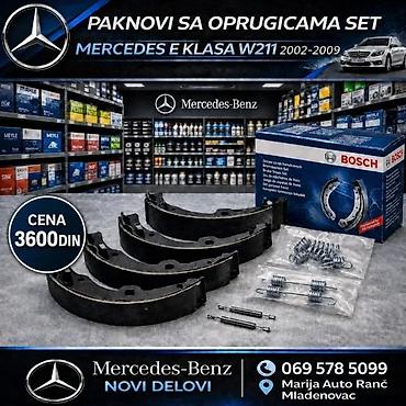 Brake System: PAKNOVI MERCEDES E KLASA W211 SA OPRUGICAMA SET 9 | Paknovi mercedes — 1