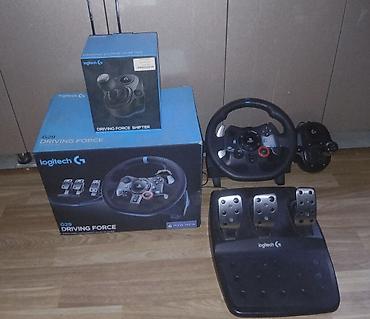 ucuz direksiyon seti: Logitech G29 Driving Force sükan dəsti və Driving Force Shifter - — 1