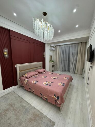 Долгосрочная аренда комнат: Сдаётся современная студия/комната с дизайнерским ремонтом. - Спальня — 1